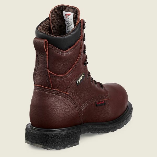 Red Wing SuperSole 2.0 8-inch Waterproof CSA Safety Toe Boot Men's Work Boots Brown | 3786DJWIK