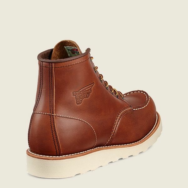 Red Wing Traction Tred 6-inch Soft Toe Boot Men's Work Boots Brown | 3947QUJPG