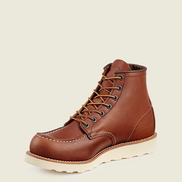 Red Wing Traction Tred 6-inch Soft Toe Boot Men's Work Boots Brown | 3947QUJPG