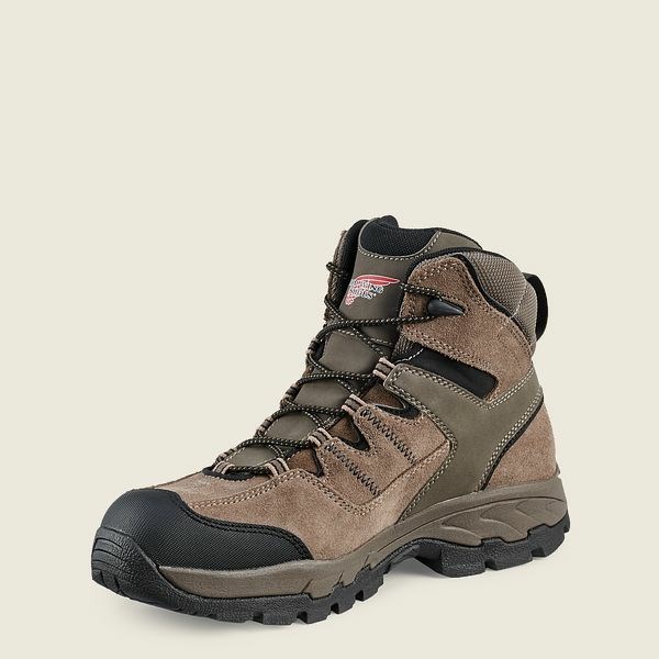 Red Wing TruHiker 6-inch Waterproof Safety Toe Men's Hiking Boots Grey | 0315MPGRL