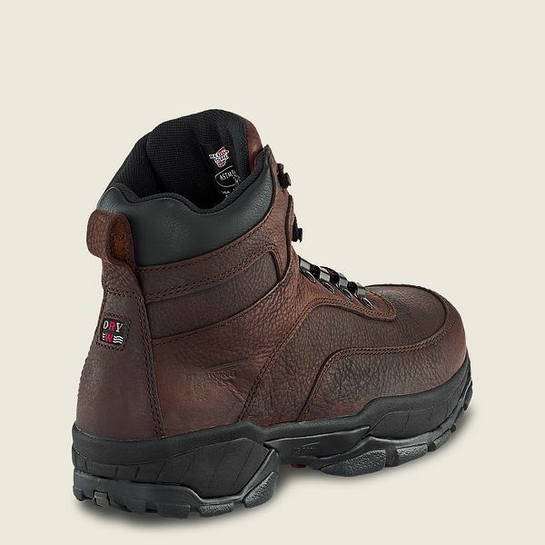 Red Wing TruHiker 6-inch Waterproof Soft Toe Men's Hiking Boots Red | 0537HGLCY