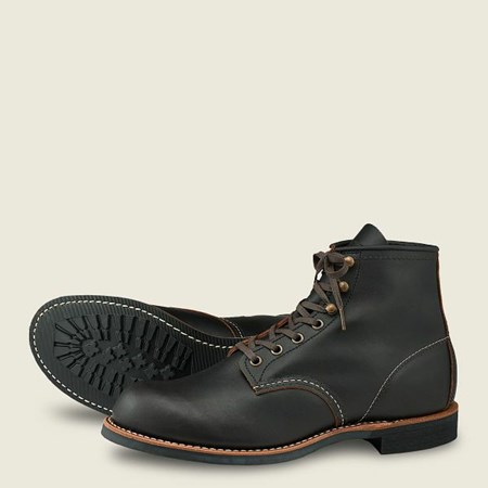 Red Wing Blacksmith 6-Inch Boot Men's Heritage Boots Black | 7684YDBRN