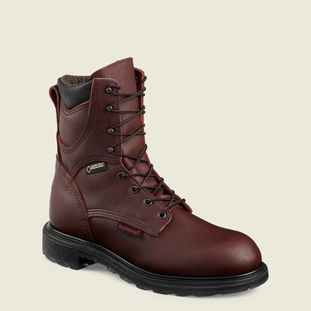 Red Wing SuperSole 2.0 8-inch Insulated, Waterproof Soft Toe Boot Men's Work Boots Brown | 6137VLOBH