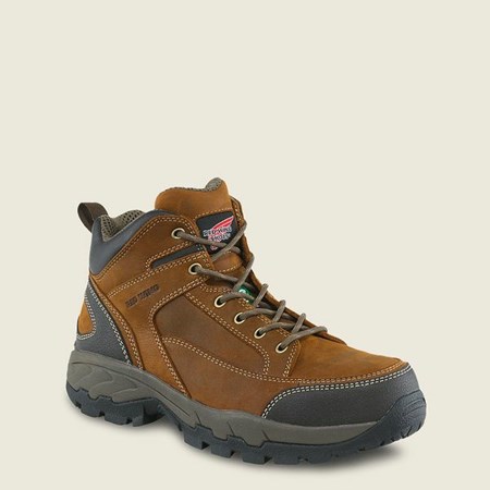 Red Wing TruHiker 5-inch CSA Safety Toe Men's Hiking Boots Grey | 9458CDQUJ